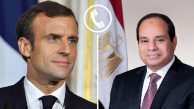 الرئيس السيسي يتلقي اتصالًا هاتفيًا من الرئيس إيمانويل ماكرون رئيس الجمهورية الفرنسية
