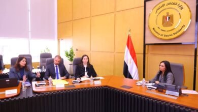 وزيرة التضامن تلتقي وفد المتابعة الدورية النصف السنوية لبعثة البنك الدولي