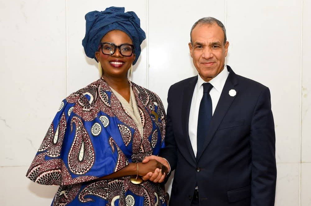 وزير الخارجية يلتقي مفوضة الطاقة والبنية التحتية بالاتحاد الأفريقي