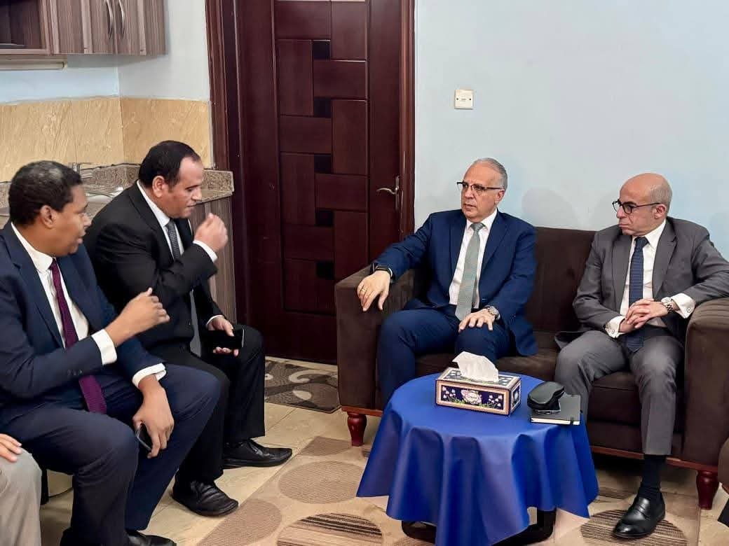 سويلم يلتقي أعضاء بعثة الري المصري بجنوب السودان