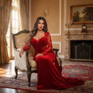 إيناس عز الدين تتألق بالأحمر في عيد الحب وتخطف الأنظار بإطلالة مميزة 