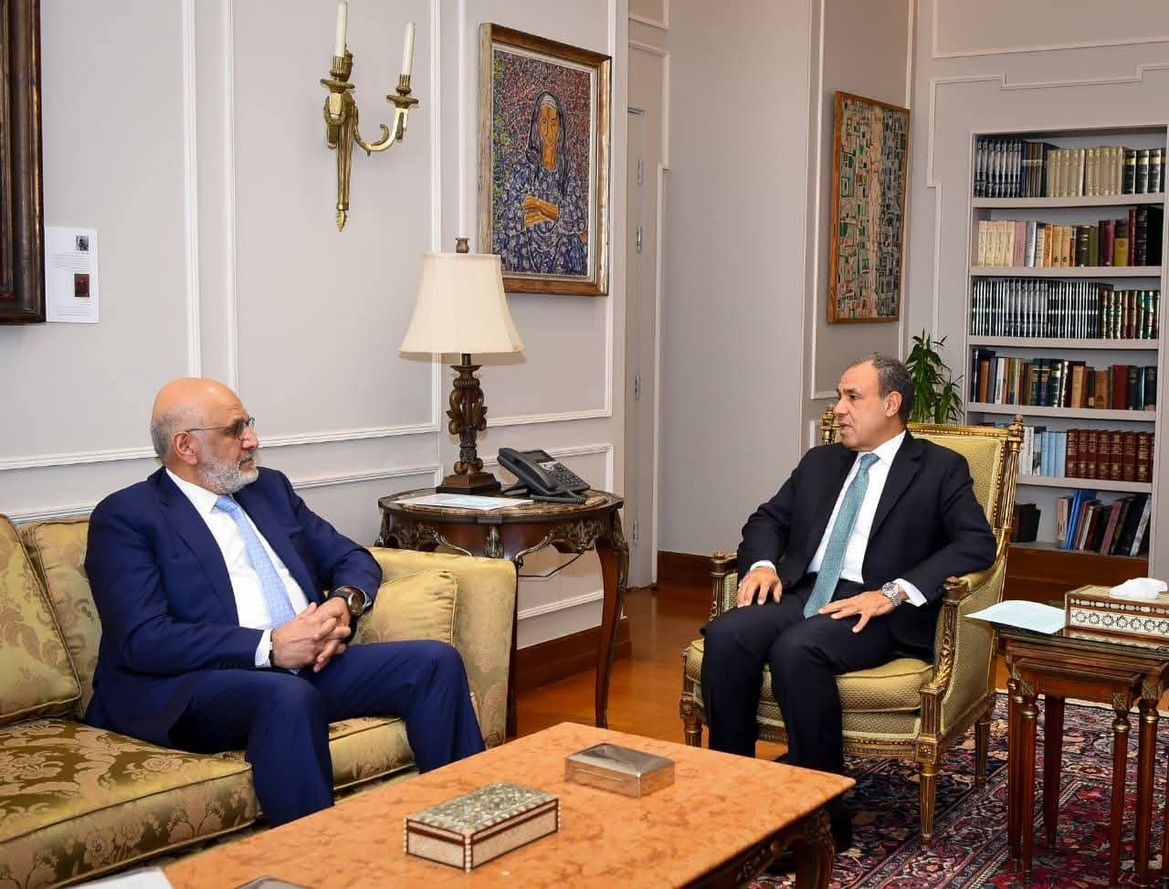 وزير الخارجية يستقبل المدير التنفيذي لمجموعة الدول العربية في البنك الدولي