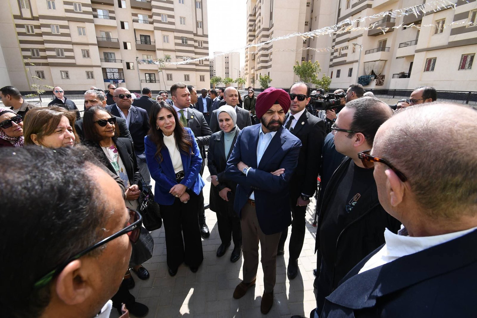 رئيس مجموعة البنك الدولي يزور وحدات المبادرة الرئاسية "سكن لكل المصريين" بمدينة العاشر من رمضان