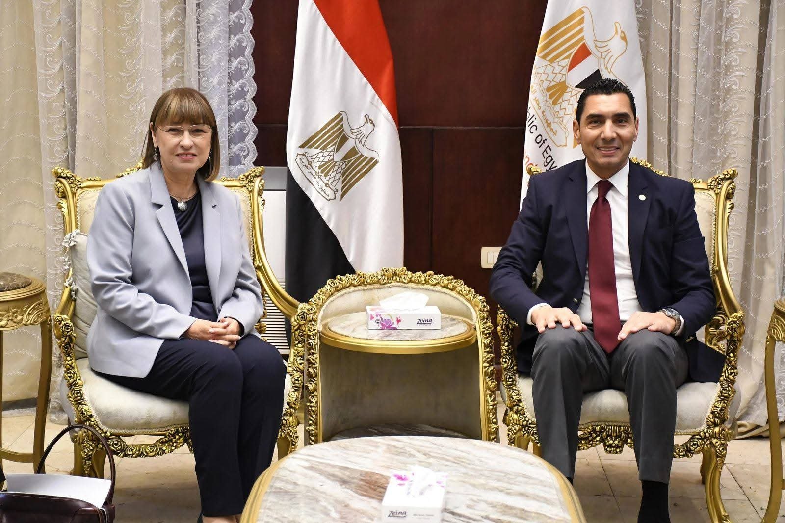 وزير الشباب والرياضة يبحث مع ممثل الأمم المتحدة في مصر تعزيز التعاون المشترك وتمكين الشباب