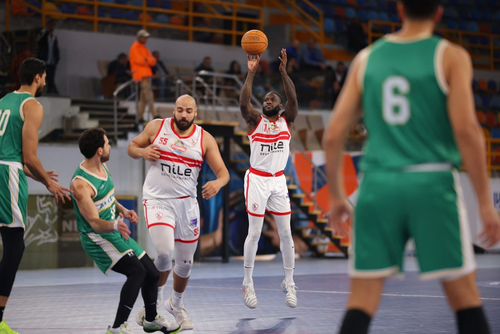 الاتحاد يفوز على الزمالك ويتقدم في سلسلة نصف نهائي دوري أليانز الممتاز لكرة السلة 