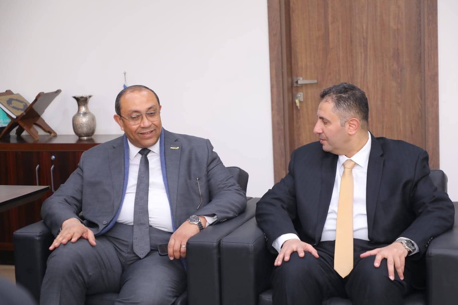 محافظ دمياط يستقبل رئيس مجلس إدارة شركة مصر لإنتاج الأسمدة "موبكو" 