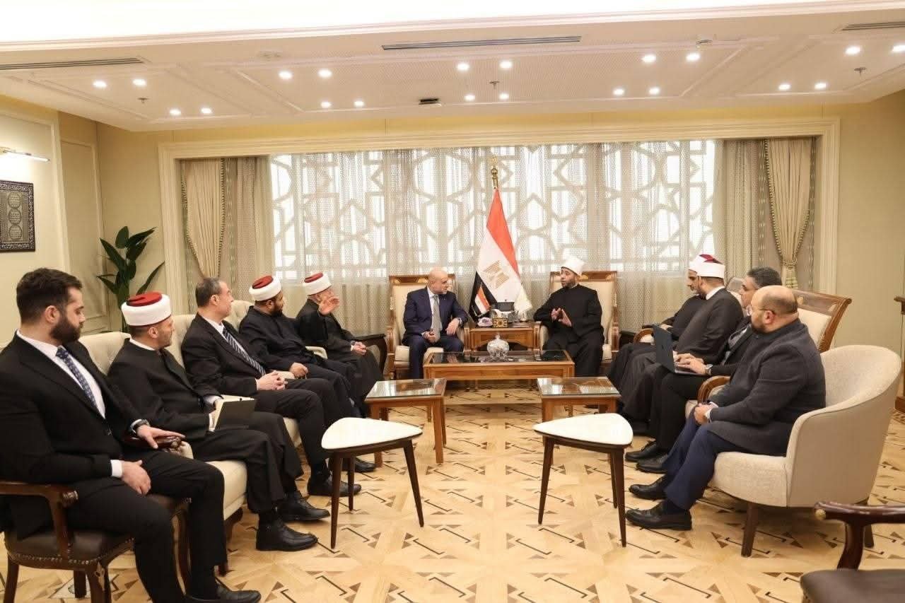 وزير الأوقاف يستقبل وفدًا فلسطينيًّا رفيع المستوى ويؤكد دعم مصر الثابت للقضية الفلسطينية