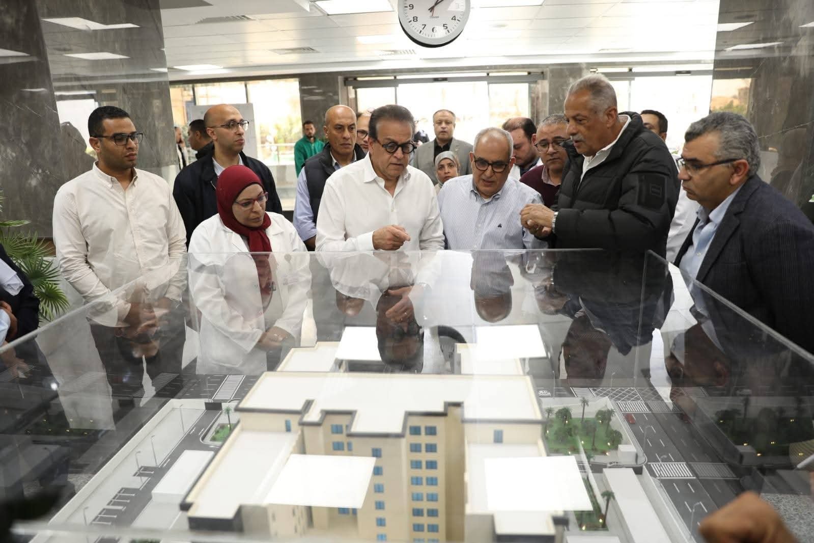 وزير الصحة يتفقد تطوير مستشفى مدينة نصر للتأمين الصحي ويوجه بسرعة استكمال الأعمال
