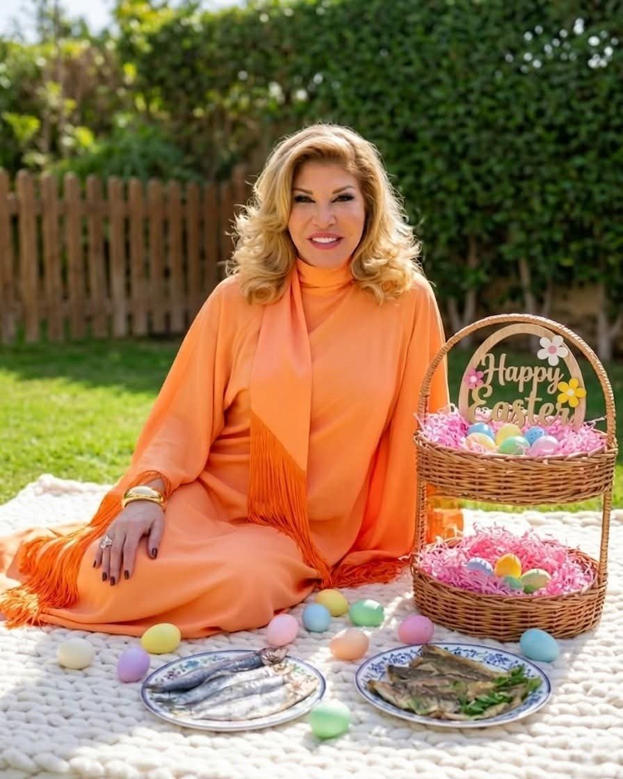 هالة سرحان تحتفل بـ شم النسيم 