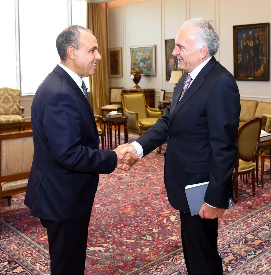 وزير الخارجية يستقبل المبعوث الأممي للشرق الأوسط