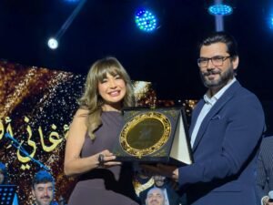 داليا مصطفى توجه الشكر لمهرجان عنابة بعد تكريمها 2 داليا مصطفى توجه الشكر لمهرجان عنابة بعد تكريمها
