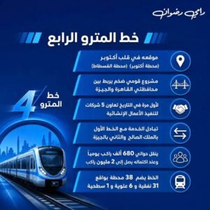 خط المترو الرابع.. رامي رضوان يحتفي بمشروع يربط القاهرة بالجيزة