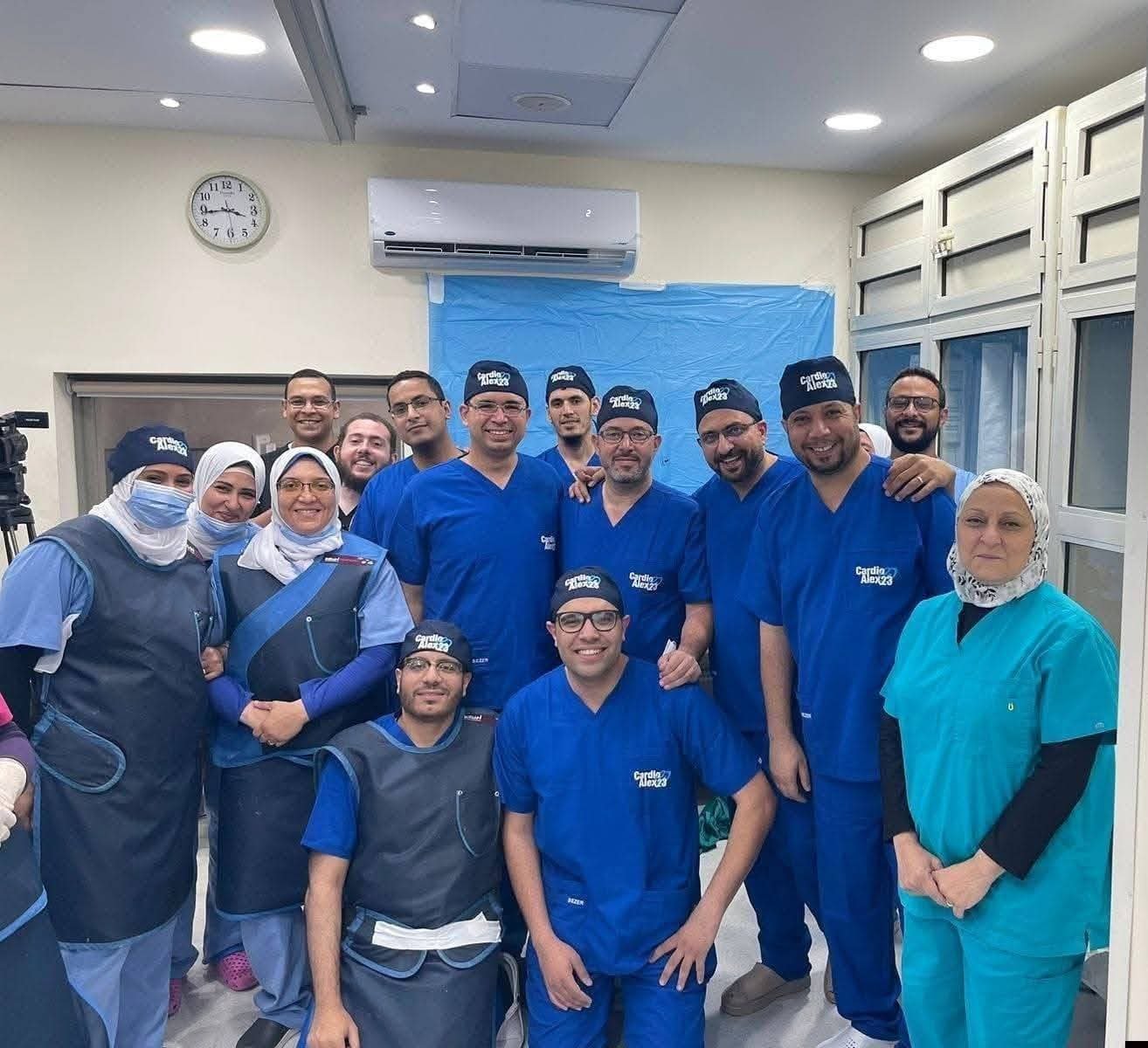 جامعة الإسكندرية تنجح في إجراء عمليات متقدمة لتغيير الصمام الأورطي بالقسطرة TAVI 4 جامعة الإسكندرية