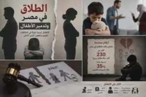 ارتفاع معدلات الطلاق في مصر يهدد استقرار الأسرة.. الأطفال الضحية الأولى للخلافات الزوجية