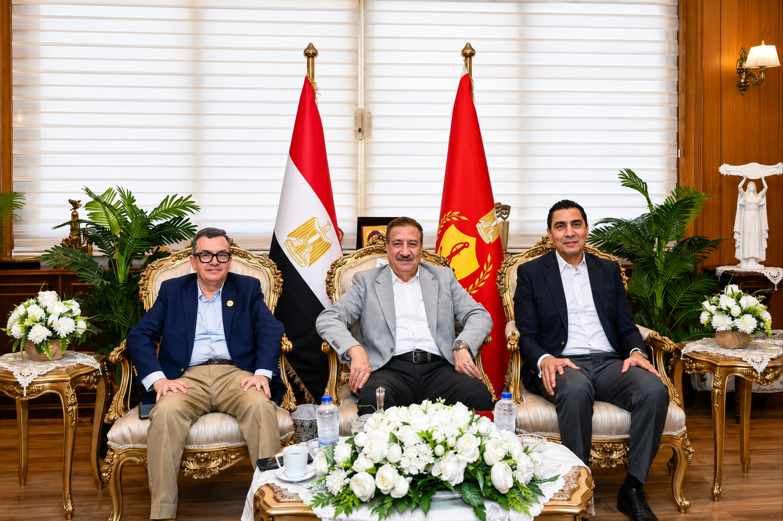 وزير الشباب والرياضة يلتقي وزير التخطيط ومحافظ بورسعيد في مستهل جولته التفقدية بالمحافظة 5 وزير الشباب والرياضة يلتقي وزير التخطيط ومحافظ بورسعيد في مستهل جولته التفقدية بالمحافظة