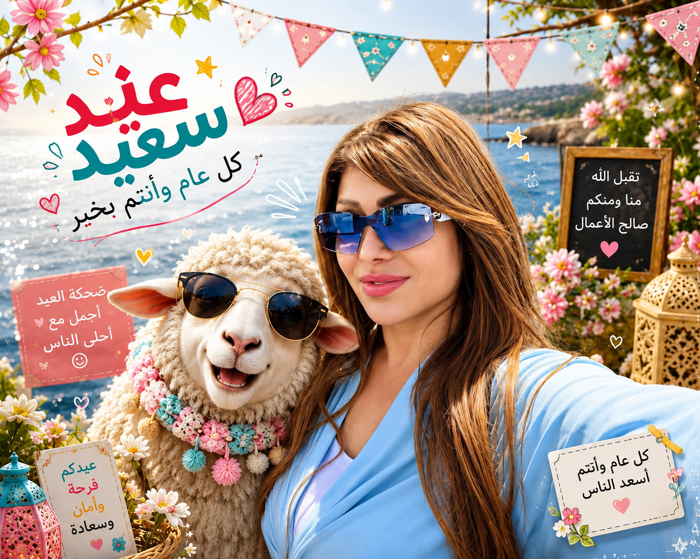 سيلفي العيد.. لقاء سويدان تهنئ جمهورها بعيد الأضحى برسالة مليئة بالبهجة