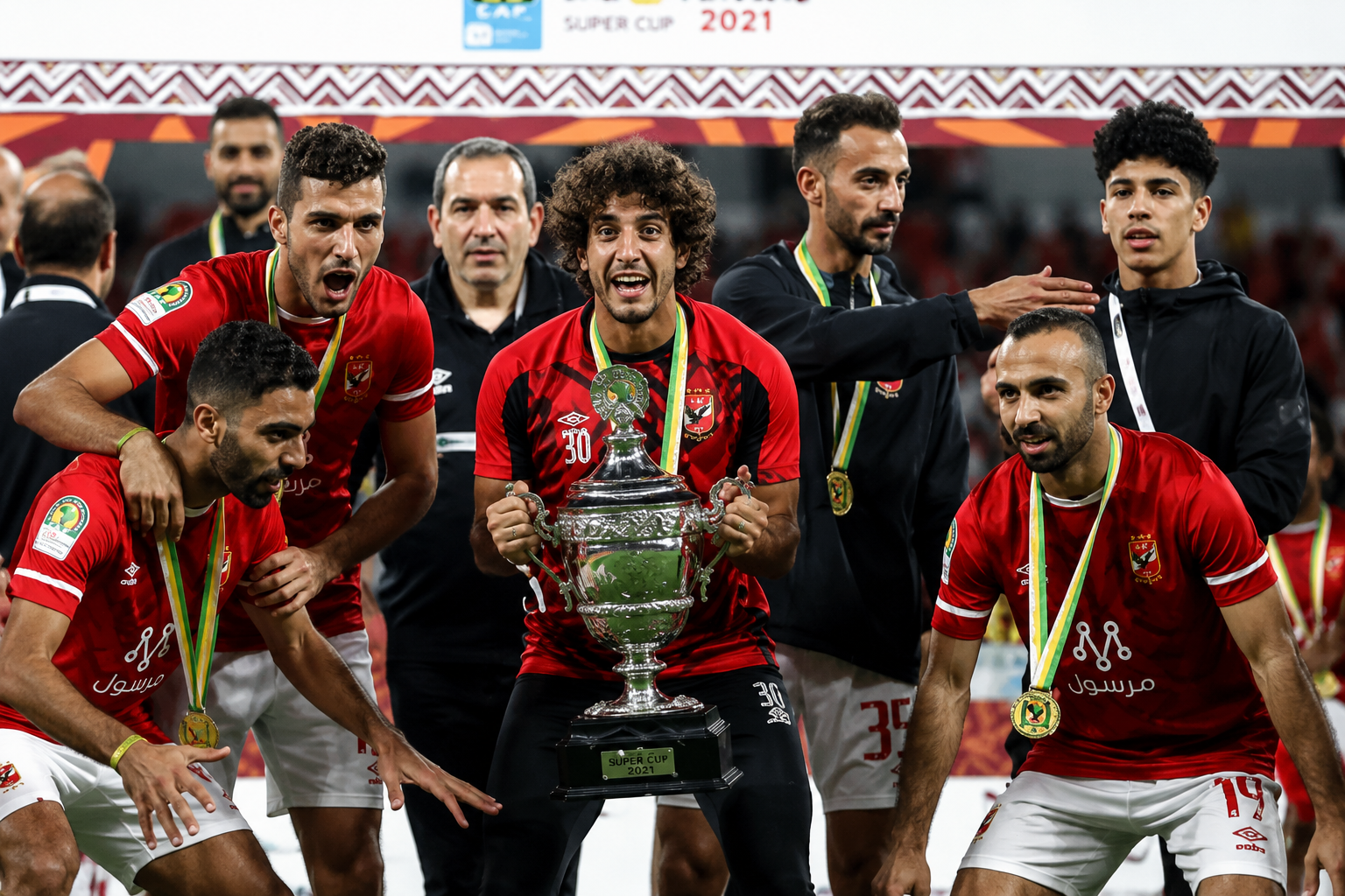 حدث في مثل هذا اليوم.. الأهلي يتوج بكأس السوبر الأفريقي 2021 على حساب نهضة بركان المغربي