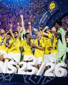 رونالدو يحتفل بلقب النصر برسالة مؤثرة لجماهيره: “ليلة خاصة” 2 رونالدو يحتفل بلقب النصر برسالة مؤثرة لجماهيره: “ليلة خاصة”