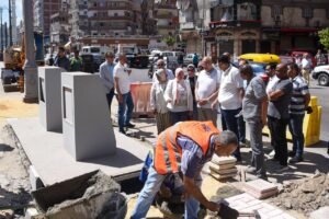 صناديق القمامة المدفونة تحت الأرض.. محافظ الإسكندرية يطلق تجربة جديدة بشارع 45 لتطوير منظومة النظافة