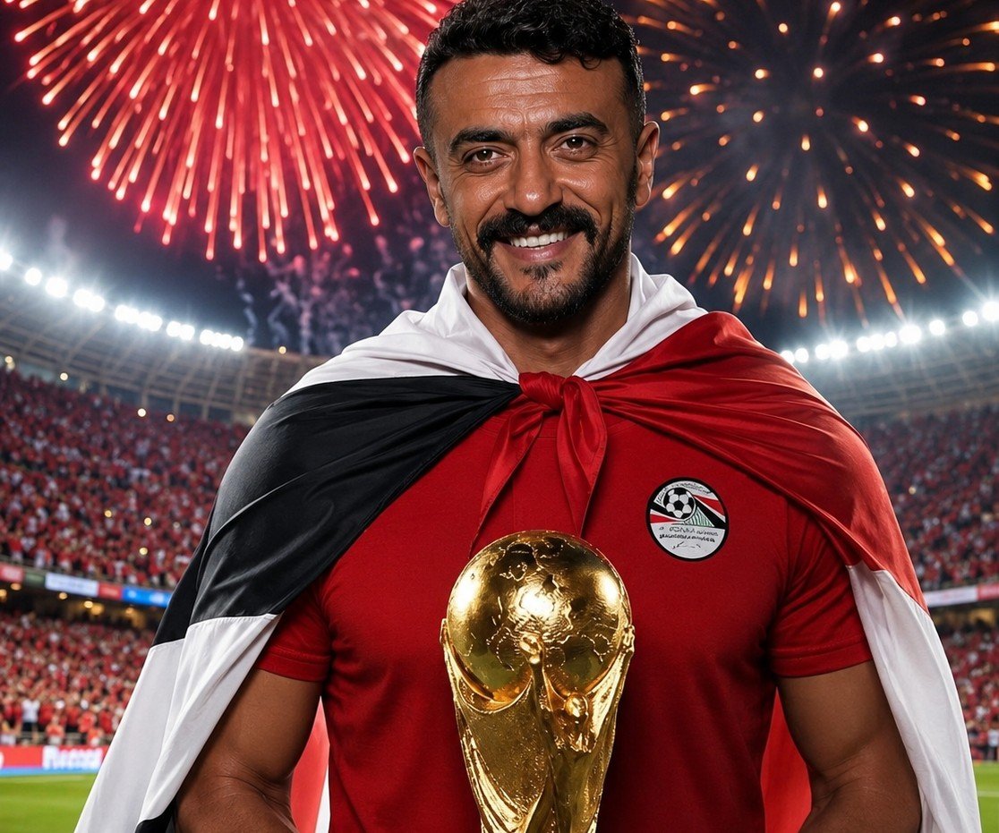 أحمد العوضي يدعم منتخب مصر في كأس العالم برسالة تحفيزية للجماهير 3 أحمد العوضي يدعم منتخب مصر في كأس العالم برسالة تحفيزية للجماهير