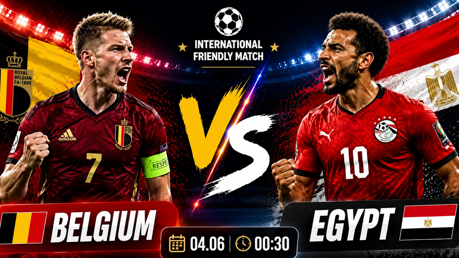 موعد مباراة منتخب مصر وبلجيكا في كأس العالم 2026.. التشكيل والقنوات الناقلة وتفاصيل المجموعة السابعة 5 موعد مباراة منتخب مصر وبلجيكا في كأس العالم 2026.. التشكيل والقنوات الناقلة وتفاصيل المجموعة السابعة