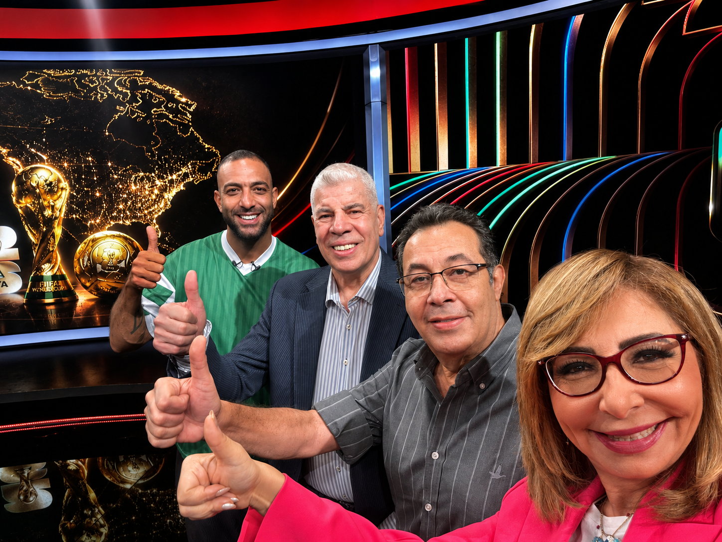 لميس الحديدي تعلن عودتها إلى برنامج الصورة وتفاجئ ميدو في هنا المونديال.. أول ظهور بعد أزمته الصحية