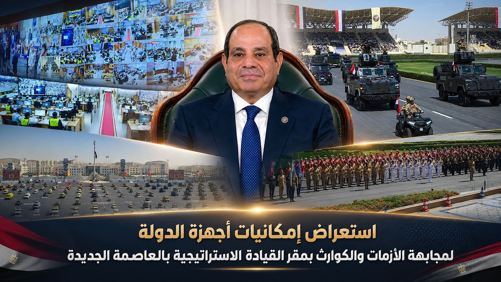 أحمد أبو هشيمة: ما شاهدناه في مقر القيادة الاستراتيجية يؤكد أن مصر تبني مستقبلًا أكثر أمنًا واستقرارًا 4 أحمد أبو هشيمة