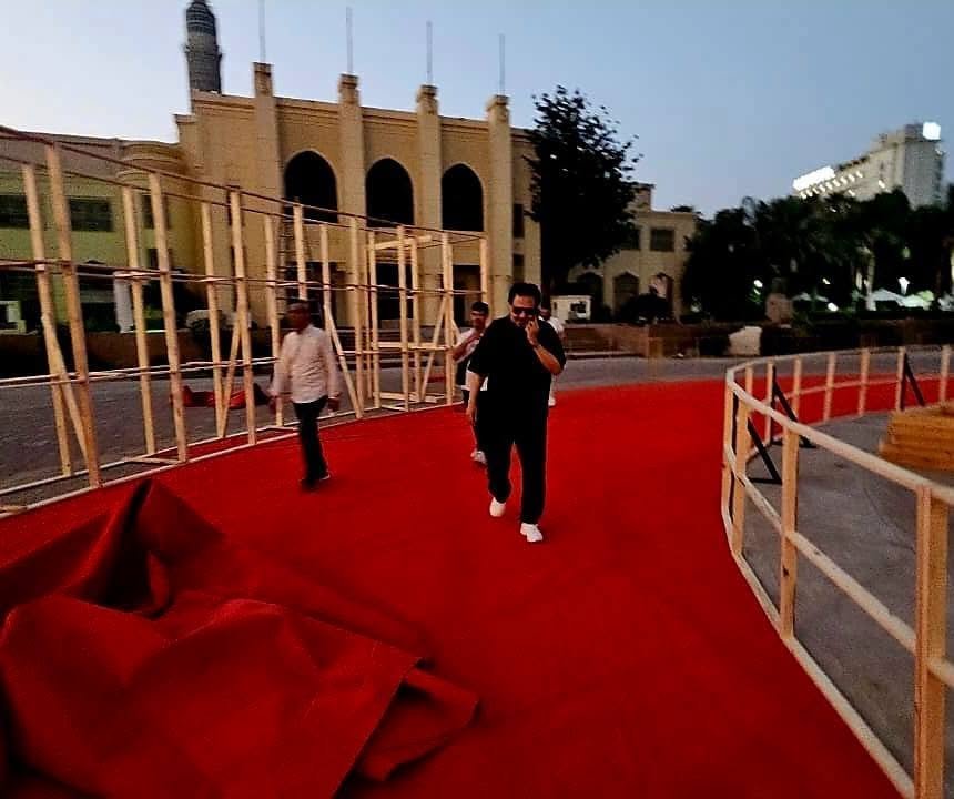 محمد رياض ينشر لقطات من الاستعدادات النهائية لحفل افتتاح الدورة الـ19 من المهرجان القومي للمسرح 2 محمد رياض ينشر لقطات من الاستعدادات النهائية لحفل افتتاح الدورة الـ19 من المهرجان القومي للمسرح
