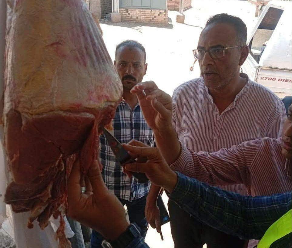 ضبط لحوم وسلع غذائية مجهولة المصدر في الشهداء.. حملات مكثفة لحماية المواطنين بالمنوفية 6 ضبط لحوم وسلع غذائية مجهولة المصدر في الشهداء.. حملات مكثفة لحماية المواطنين بالمنوفية