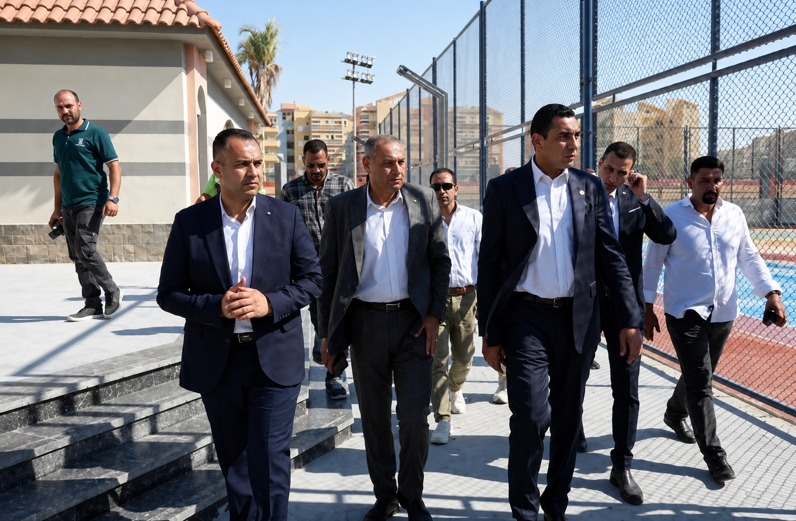 وزير الشباب والرياضة يتفقد المنشآت الرياضية بمدينة العلمين الجديدة ويؤكد جاهزيتها لاستضافة البطولات