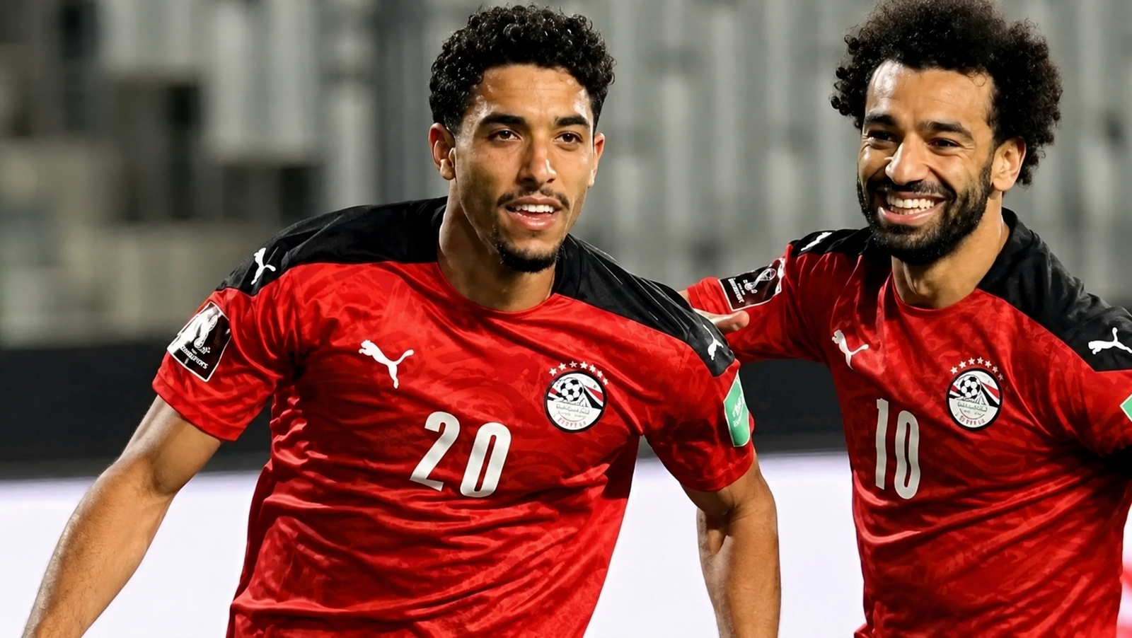 احتفالية منتخب مصر في استاد القاهرة.. الجماهير تحتفي بإنجاز كأس العالم وسط غياب عدد من النجوم 5 احتفالية منتخب مصر في استاد القاهرة.. الجماهير تحتفي بإنجاز كأس العالم وسط غياب عدد من النجوم