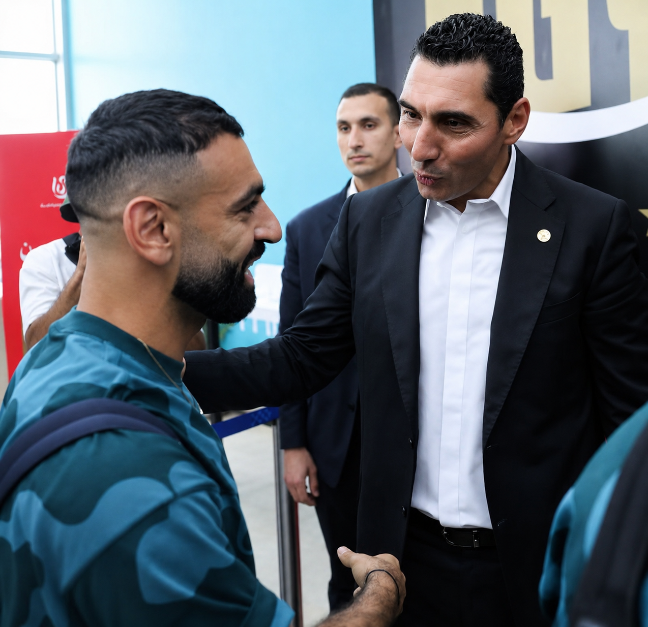 وزير الشباب والرياضة في استقبال منتخب مصر بمطار العلمين عقب العودة من كأس العالم 2026 3 وزير الشباب والرياضة في استقبال منتخب مصر بمطار العلمين عقب العودة من كأس العالم 2026