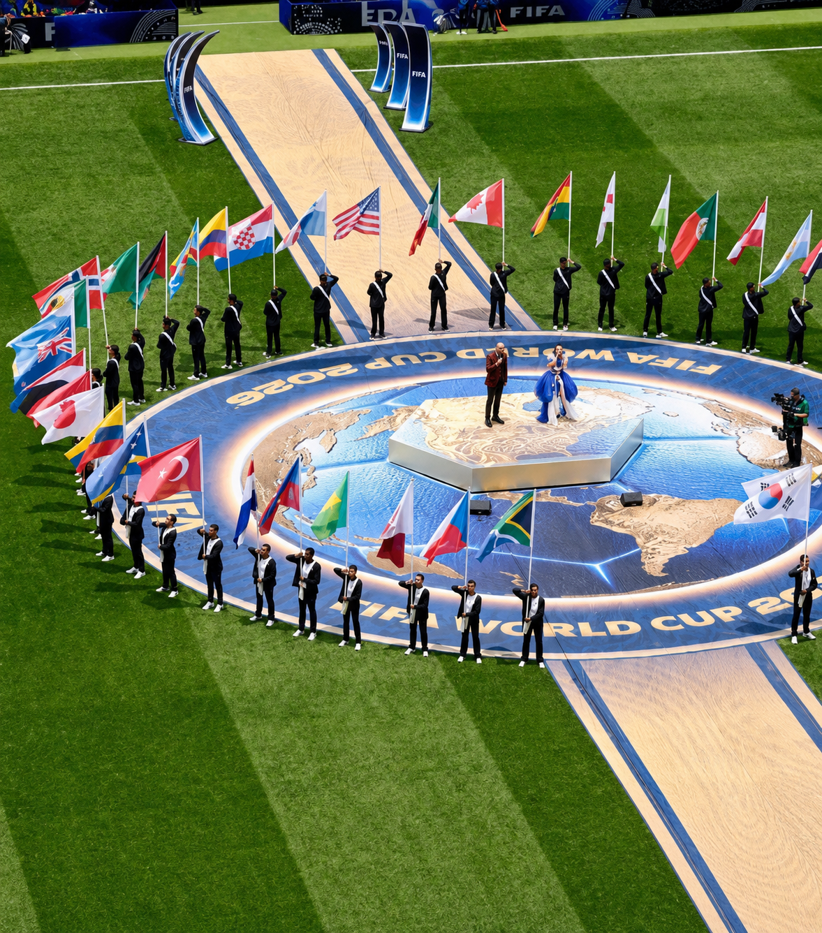 تفاصيل وتوقيت حفل ختام كأس عالم 2026.. الحفل الأكبر في نهائي كأس العالم على مر التاريخ 3 تفاصيل وتوقيت حفل ختام كأس عالم 2026.. الحفل الأكبر في نهائي كأس العالم على مر التاريخ