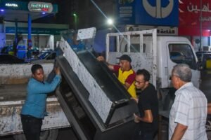 محافظ الإسكندرية يقود حملة مسائية مكبرة بشارع جمال عبد الناصر لاستعادة الانضباط وإزالة الإشغالات 5 محافظ الإسكندرية يقود حملة مسائية مكبرة بشارع جمال عبد الناصر لاستعادة الانضباط وإزالة الإشغالات