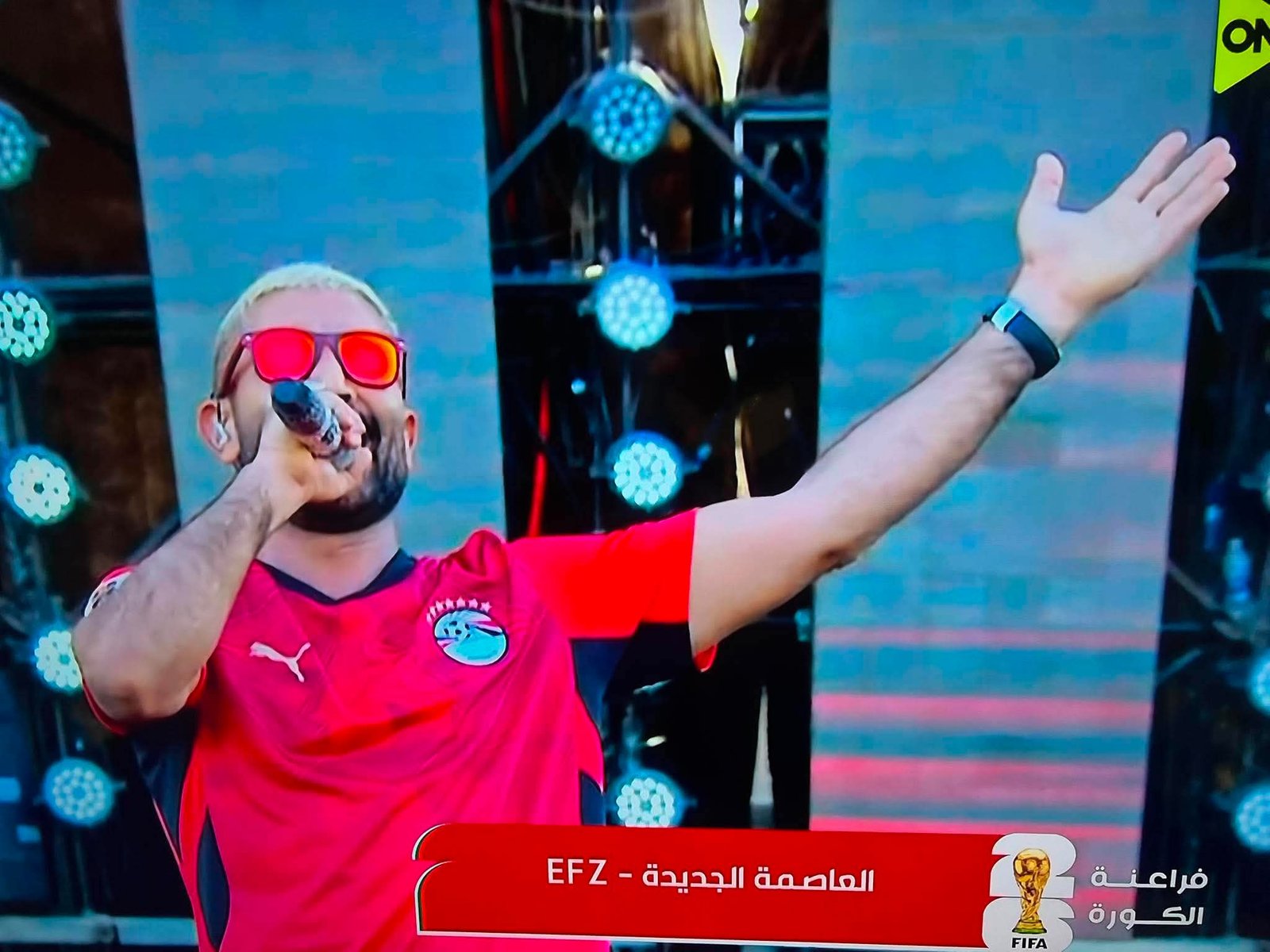 أحمد سعد يشعل الأجواء في العاصمة الإدارية قبل مباراة مصر والأرجنتين.. وغناء “اليوم الحلو ده” يخطف تفاعل الجماهير